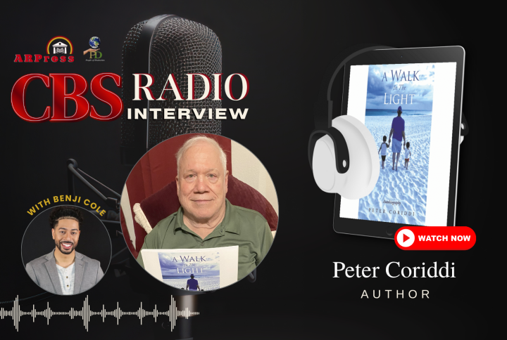 CBS Radio’s Benji Cole interviews Peter Coriddi, author of “A Walk in The Light: Autobiography”