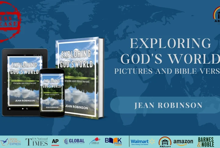 A press release has been circulating around the internet about “Exploring God’s World: Pictures and Bible Verses” by Jean Robinson