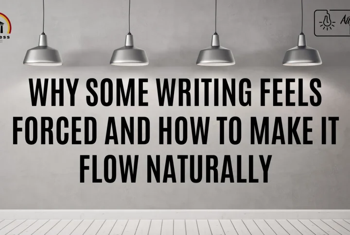 Why Some Writing Feels Forced and How to Make It Flow Naturally
