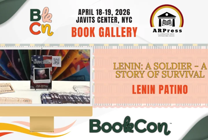 “Lenin: A SOLDIER – A Story of Survival” by Lenin Patino Showcased at BookCon 2026 at the Javits Center, NYC (April 18–19, 2026)