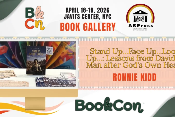 “Stand Up… Face Up… Look Up…” by Ronnie Kidd Showcased at BookCon 2026 at the Javits Center, NYC (April 18–19, 2026)