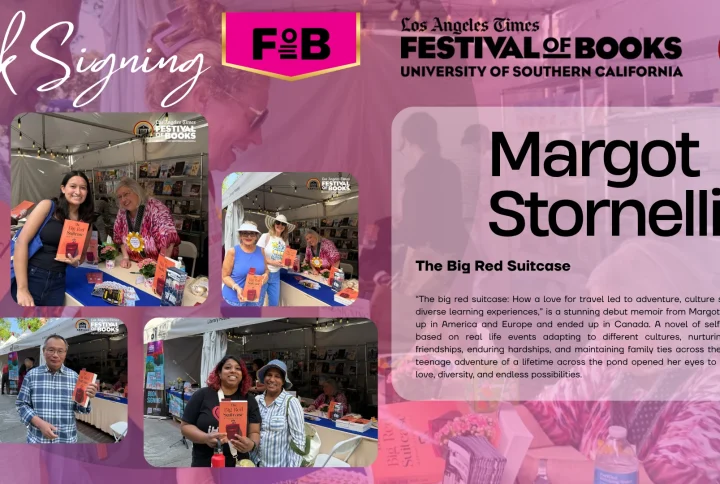 Book Signing Highlight: “The Big Red Suitcase” by Margot Stornelli Featured at the 2026 Los Angeles Times Festival of Books (LATFOB)