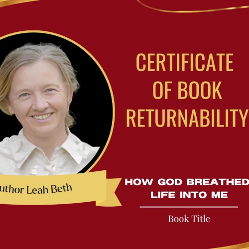 “How God Breathed Life Into Me” by Leah Beth is tagged as returnable