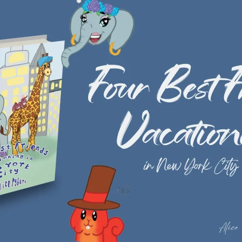 “Four Best Friends Vacationing in New York City” by Alice Pyburn is now available for purchase