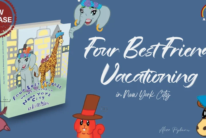 “Four Best Friends Vacationing in New York City” by Alice Pyburn is now available for purchase