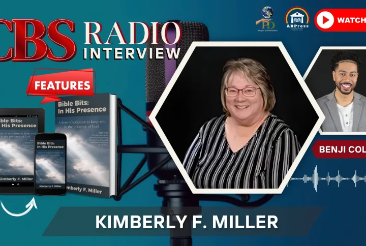 CBS Radio’s Benji Cole interviews Kimberly F. Miller, author of “Bible Bits: In His Presence (A Dose of Scripture to Keep You in the Presence of God)”