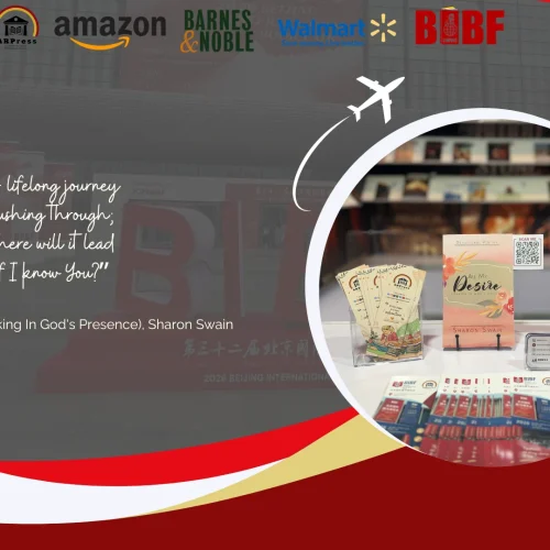 “All My Desire (Soaking In God’s Presence)” by Sharon Swain Featured at the 2026 Beijing International Book Fair (BIBF)