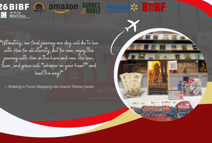 “Walking in Favor (Stepping into Grace)” by Sharon Swain Featured at the 2026 Beijing International Book Fair (BIBF)